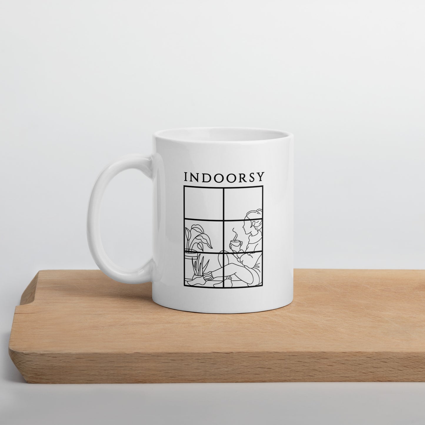 Indoorsy White Mug