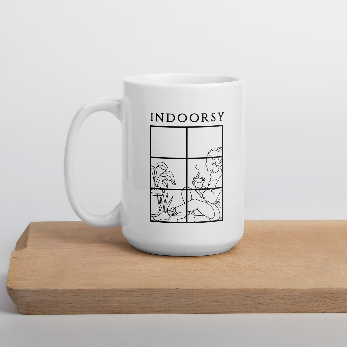 Indoorsy White Mug