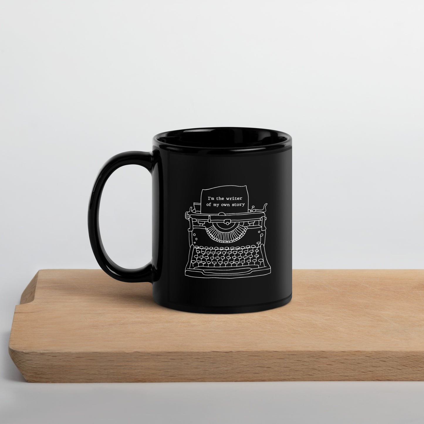 I'm the Writer of My Own Story Black Mug