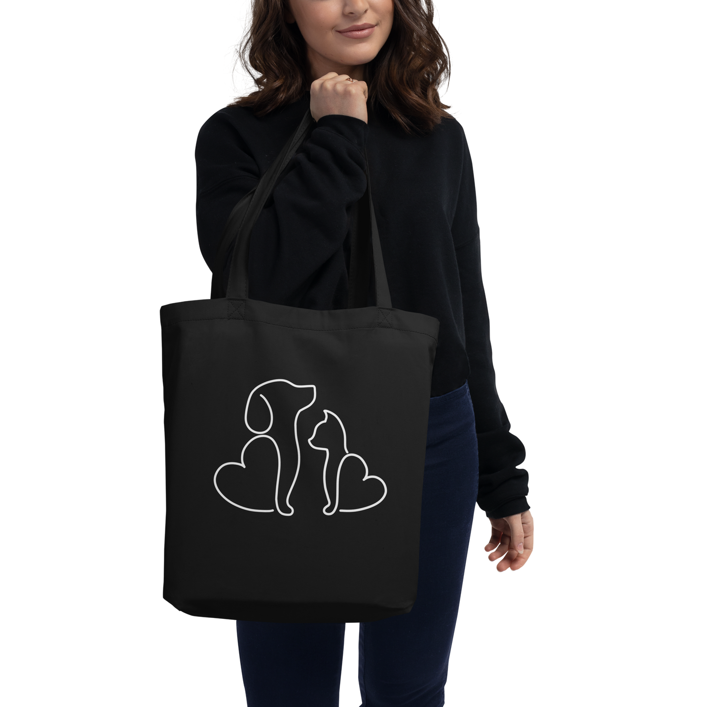 Dog and Cat Love Tote