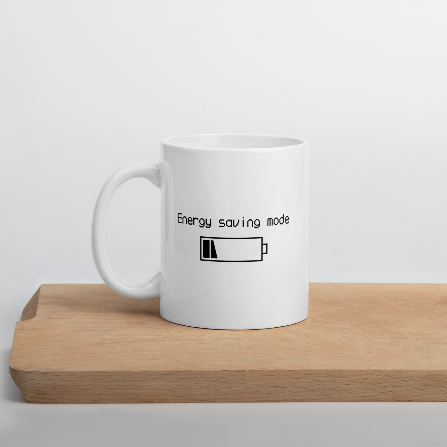 Energy-Saving Mode White Mug
