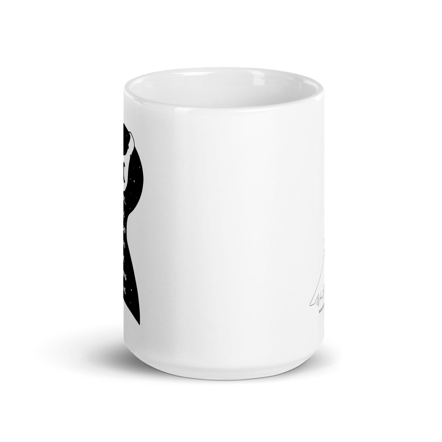 I Love The Sound of No One Talking to Me White Mug