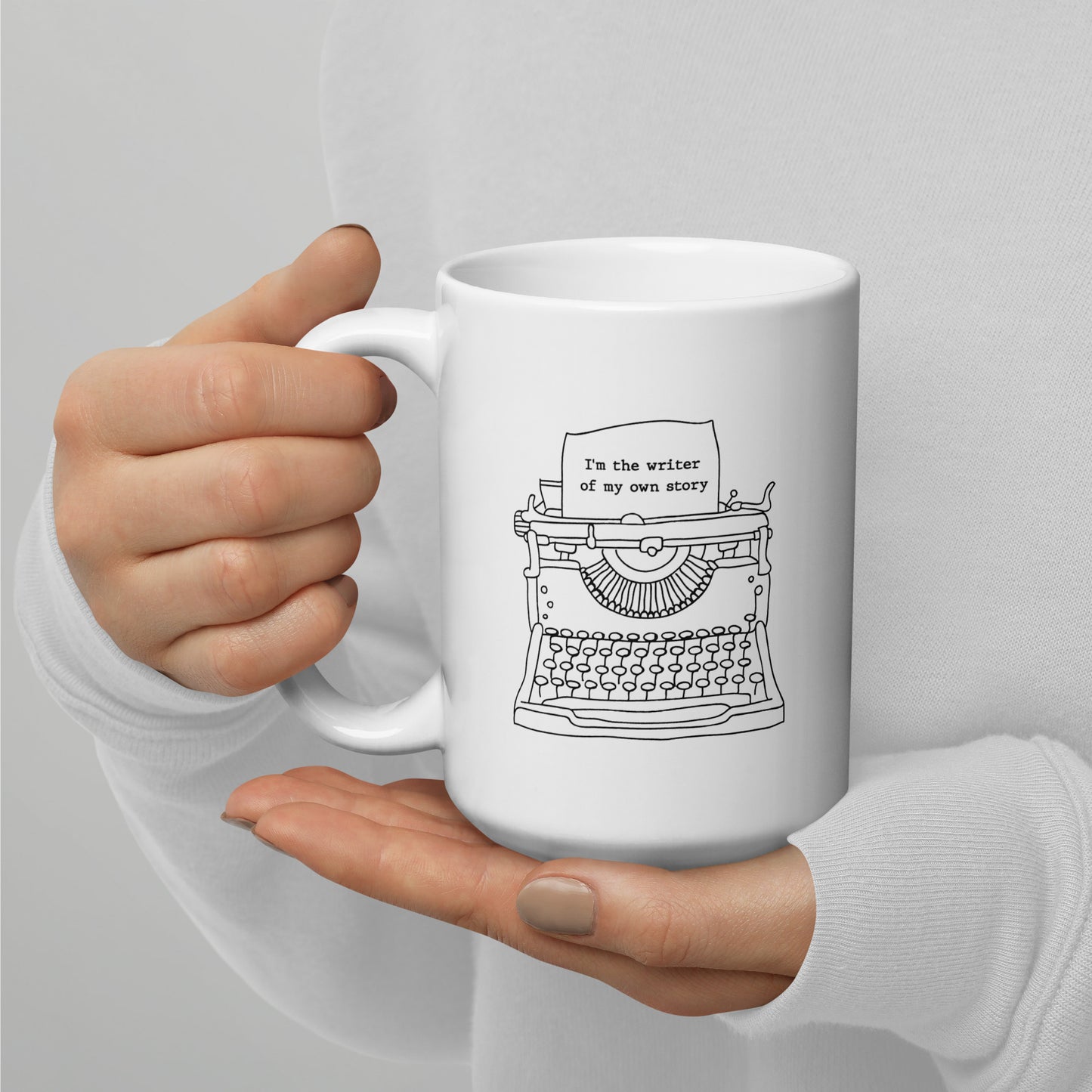 I'm the Writer of My Own Story White Mug