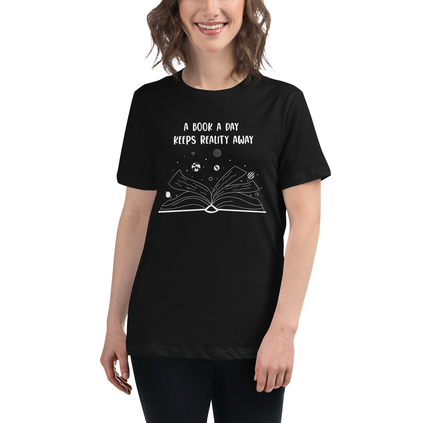 A Book a Day Keeps Reality Away Tee