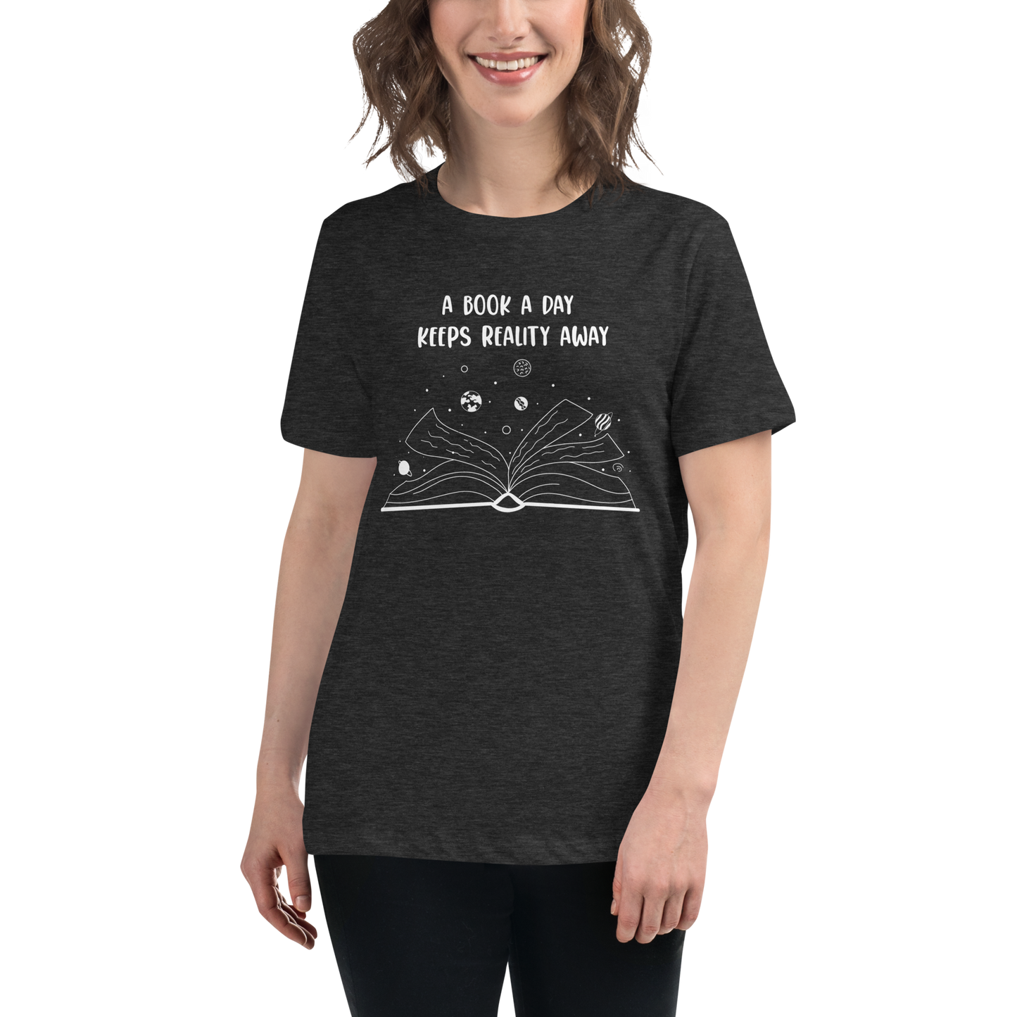 A Book a Day Keeps Reality Away Tee