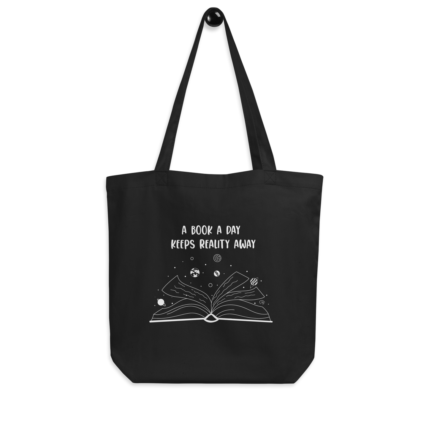 A Book a Day Keeps Reality Away Tote