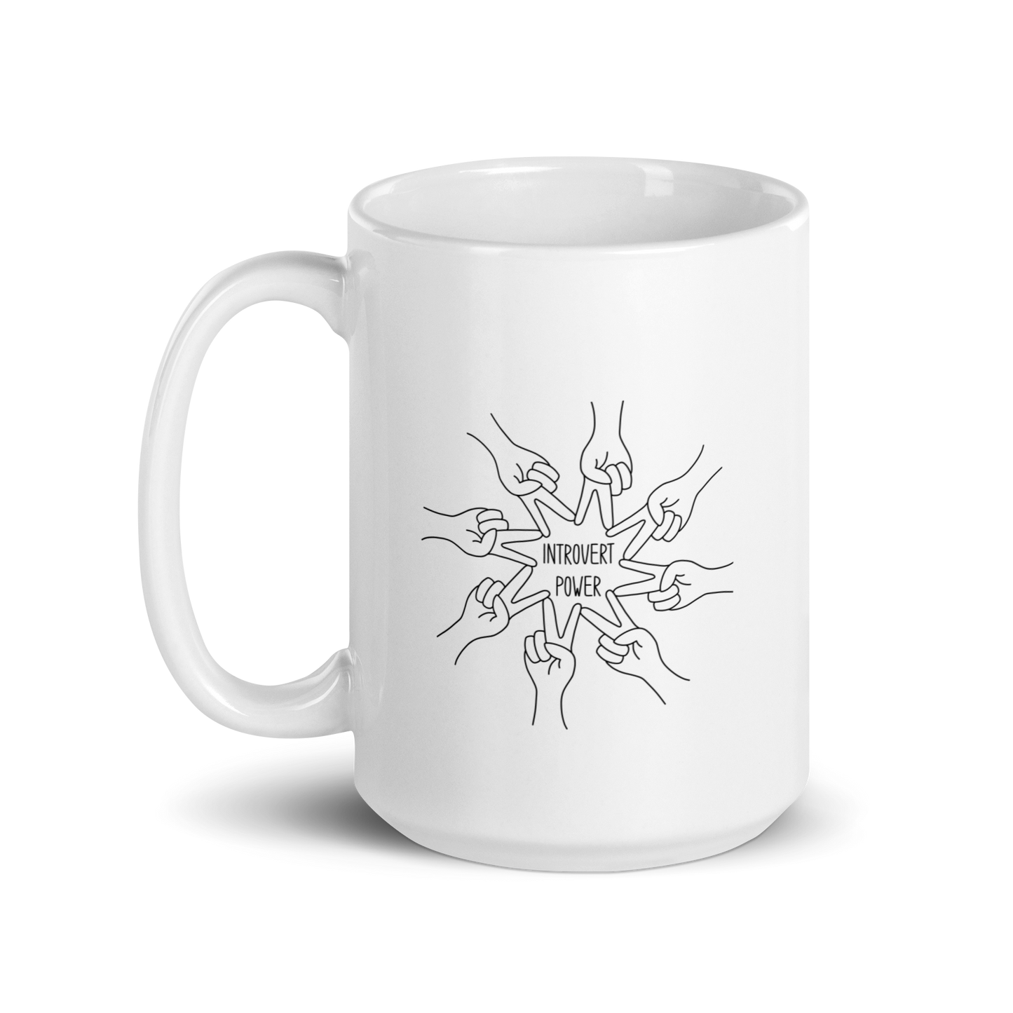 Introvert Power Mug (White)